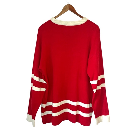 Reebok By Roger Edwards Calgary Stampeders Retro 60's Canadian Football Sweater - Picture 2 of 7
